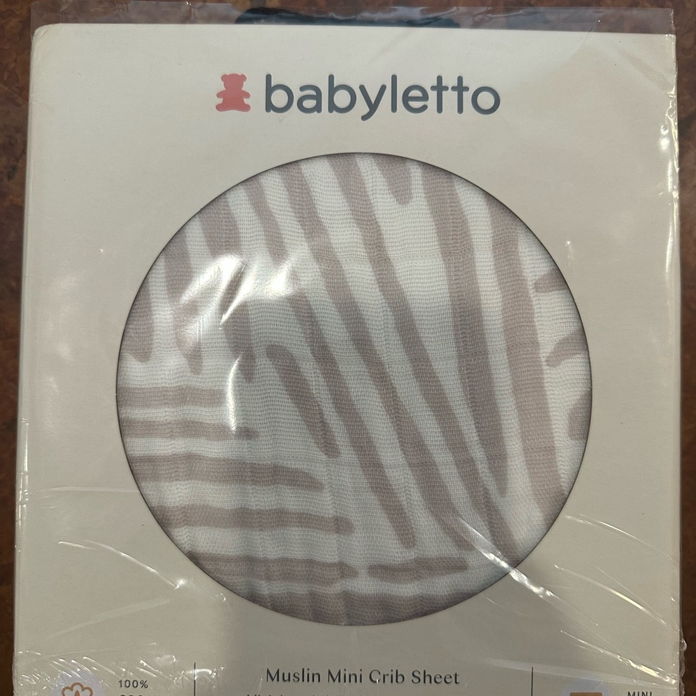 NWT Babyletto Muslin Mini Crib Sheet